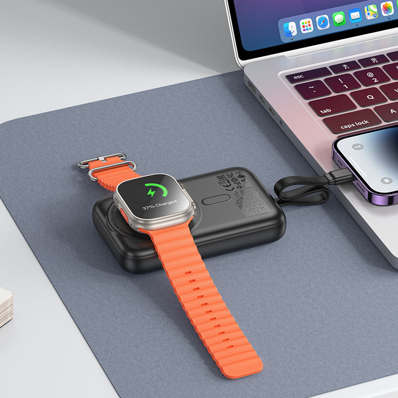 Power bank “Q35 Portable” PD20W wireless charging 10000mAh.