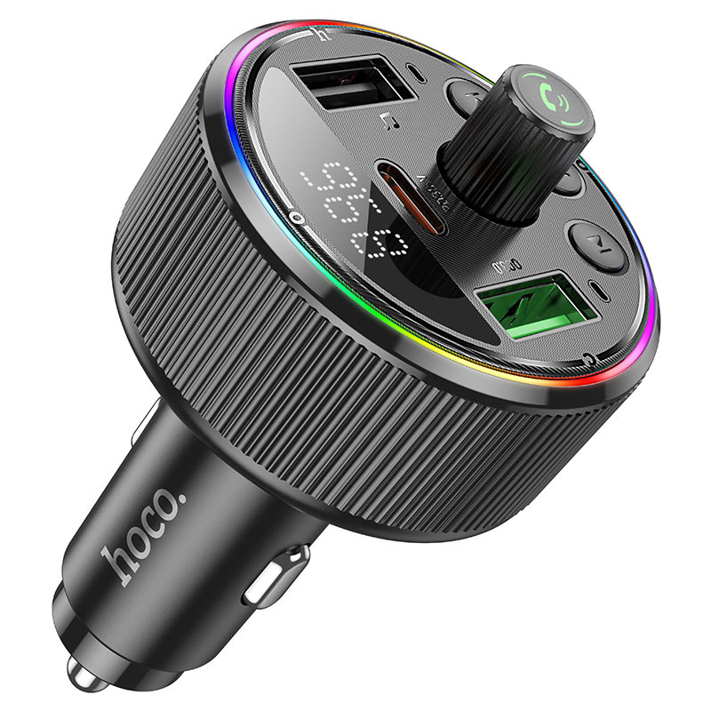 Car charger “E82 Guerrero” PD30W QC3.0 with wireless FM transmitter