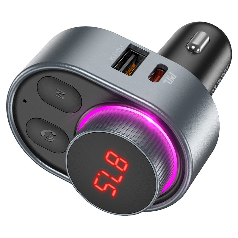 Car charger "E72 Alegria" PD30W with wireless FM transmitter