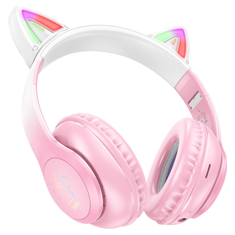Headphones “W42 Cat Ears” wireless wired