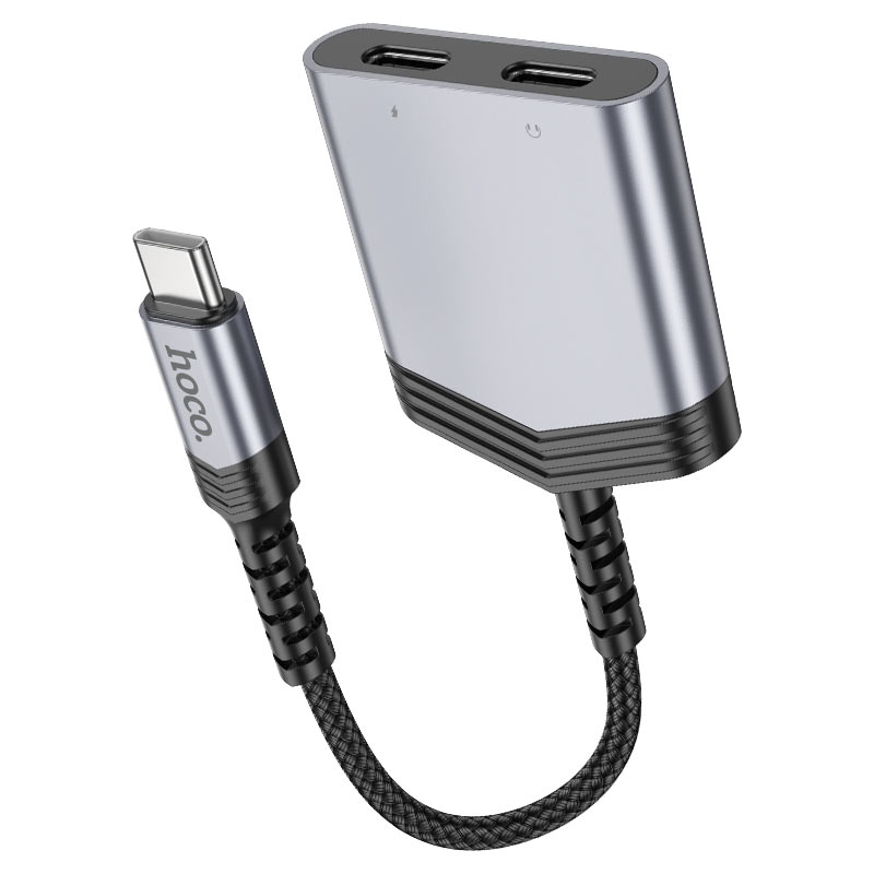 Adapter Type-C to 2× Type-C "LS40"audio converter