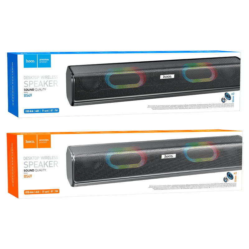 Wireless speaker “BS49 Dazzling sound” desktop portable loudspeaker
BS49 Dazzling sound.