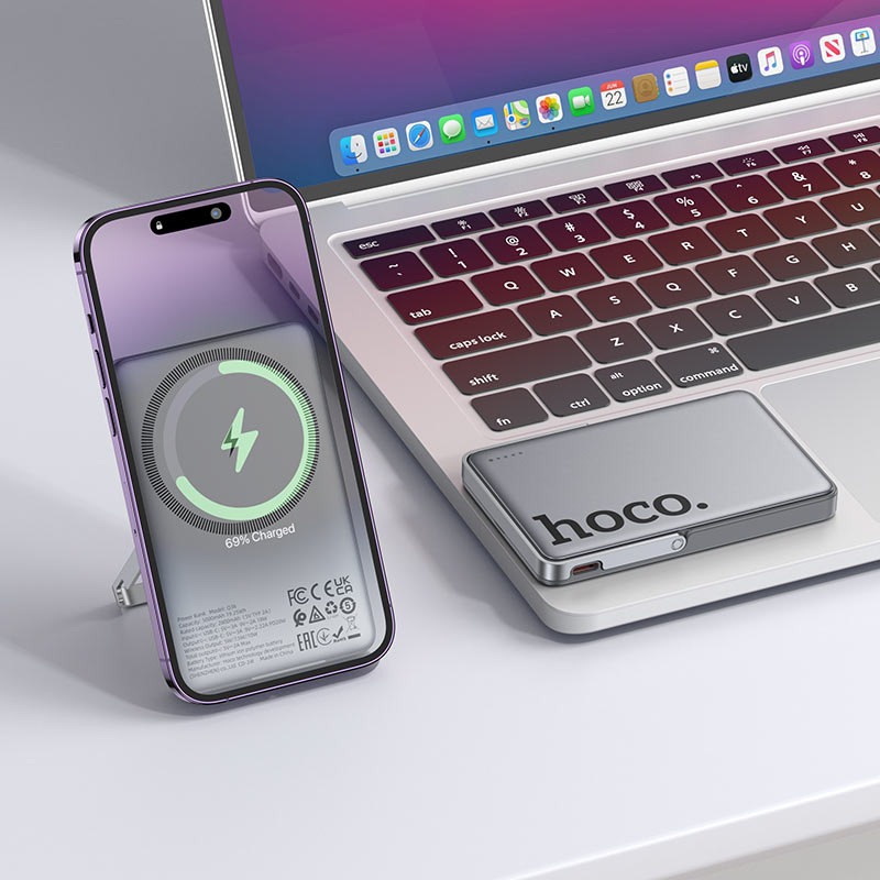Power bank “Q36 Sunlight” PD20W wireless charging 5000mAh.