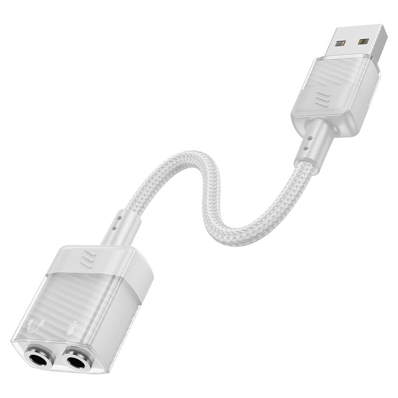 Adapter USB-A to 2 × 3.5mm “LS37 Spirit” audio converter.