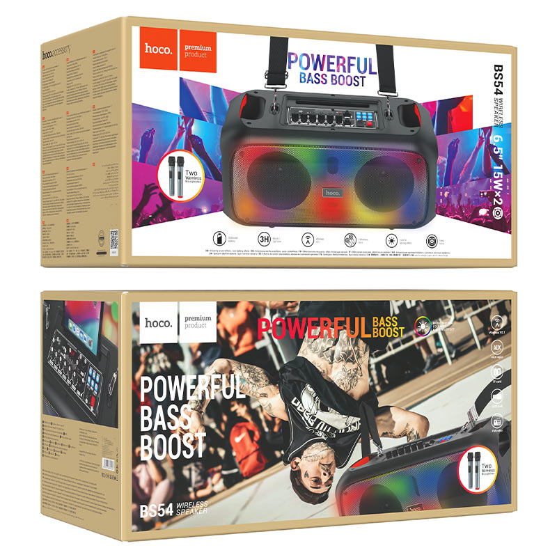Wireless speaker “BS54 Party” portable loudspeaker.