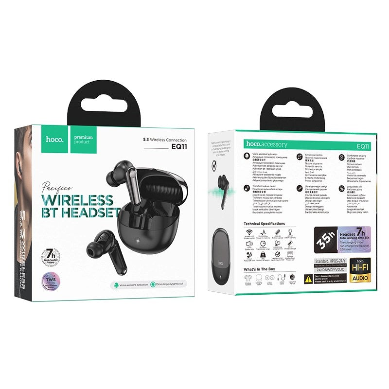 Hoco EQ11 Pacifico True Wireless BT Earbuds