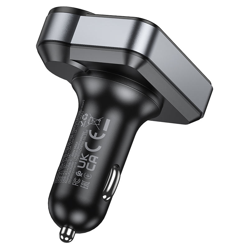 Car charger “E86 Alegria” PD30W QC3.0 with wireless FM transmitter