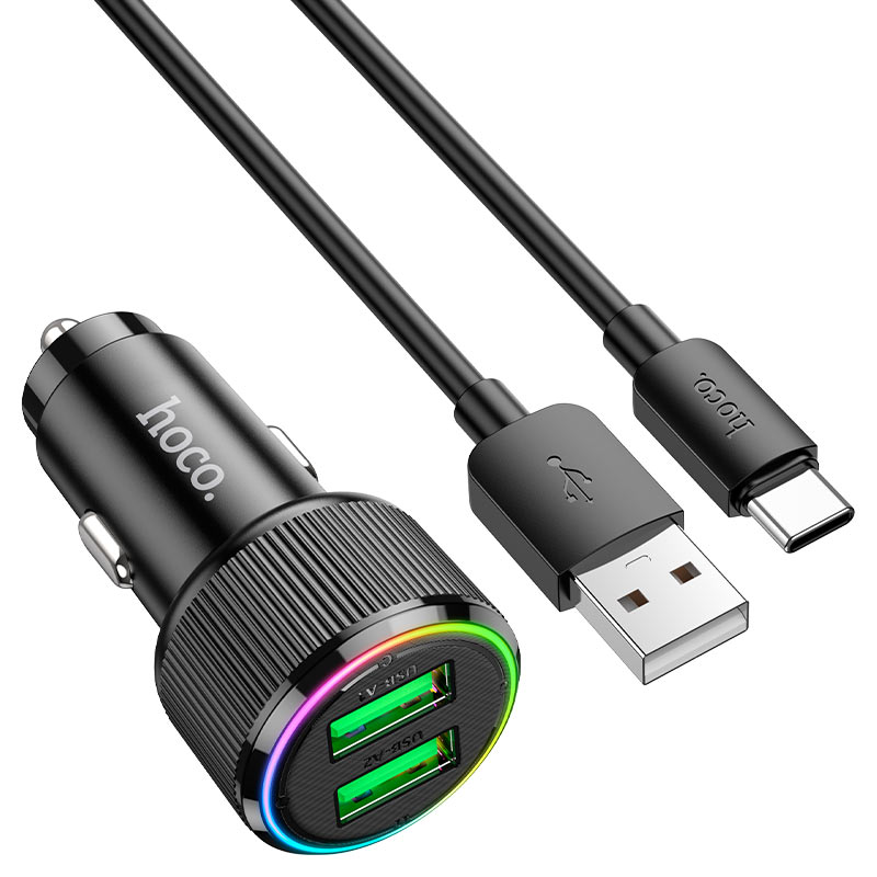 Car charger “NZ14 Guerrero” 36W cable set