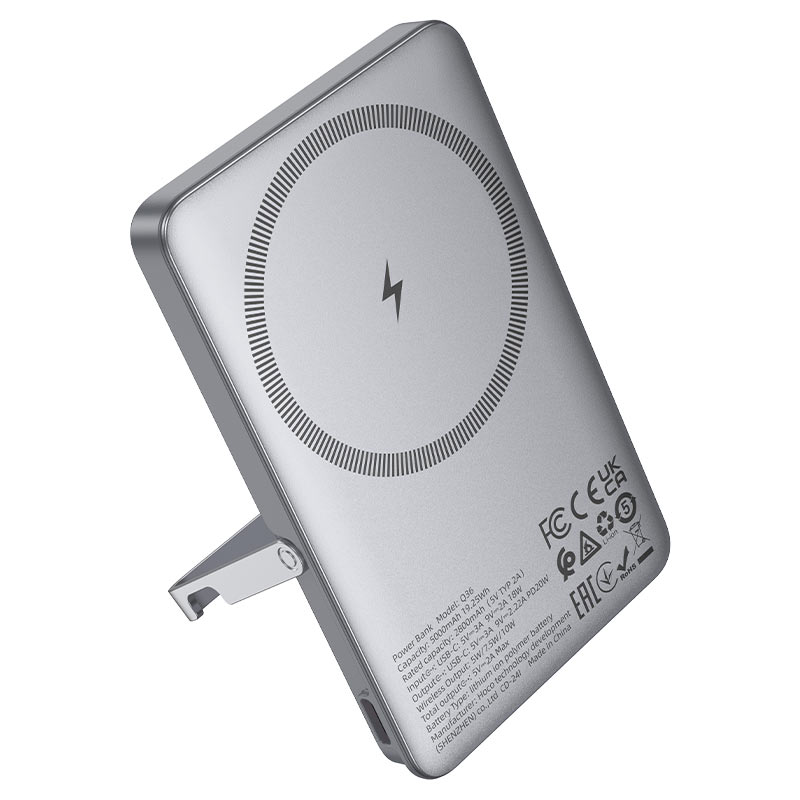 Power bank “Q36 Sunlight” PD20W wireless charging 5000mAh.