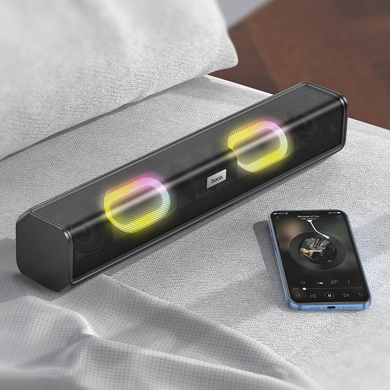 Wireless speaker “BS49 Dazzling sound” desktop portable loudspeaker
BS49 Dazzling sound.