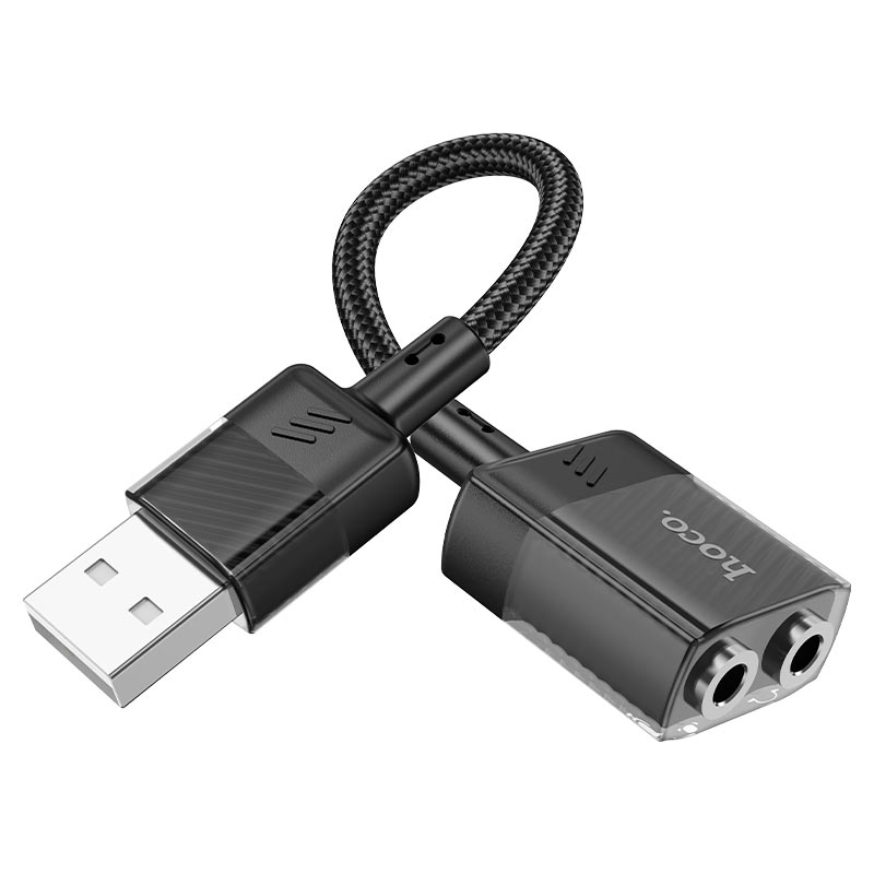 Adapter USB-A to 2 × 3.5mm “LS37 Spirit” audio converter.