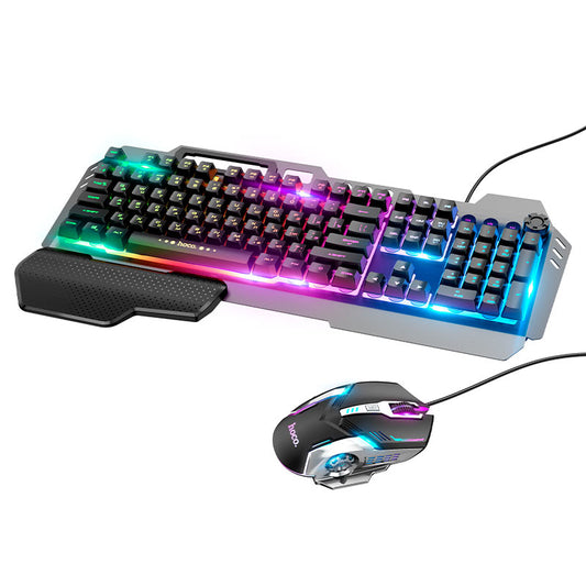 Keyboard + mouse set “GM12 Light and shadow” RGB EN / RU.