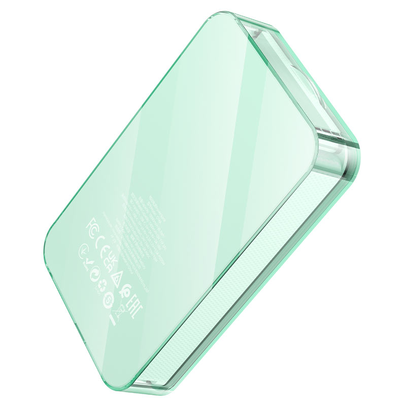 Power bank “Q14A Ice Crystal” PD20W + QC3.0 wireless charging 10000mAh