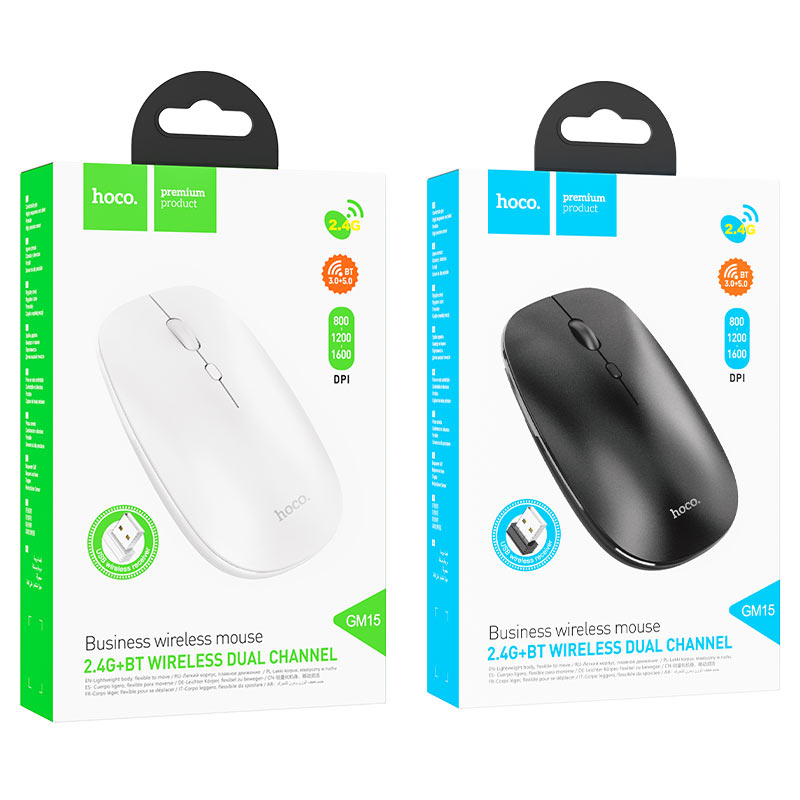 Wireless mouse “GM15 Art” 2.4G / BT
