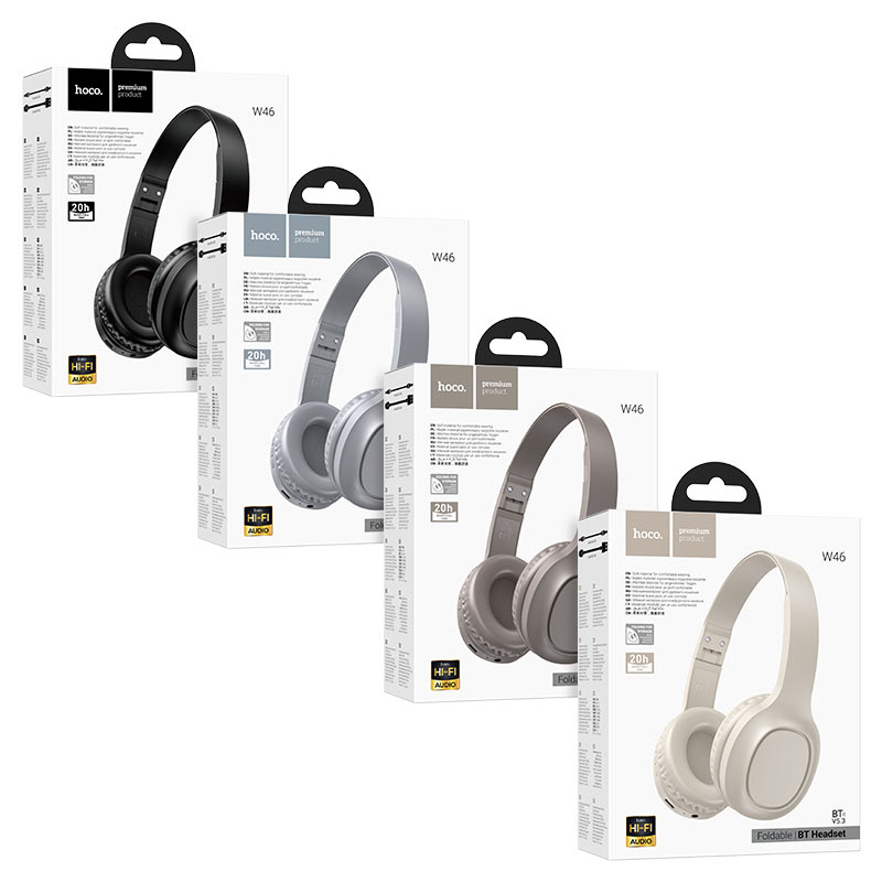 Headphones “W46 Charm” wireless wired
Wireless and wired headphones.