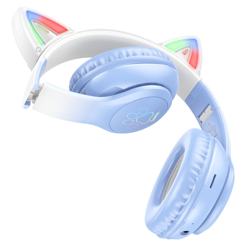 Headphones “W42 Cat Ears” wireless wired