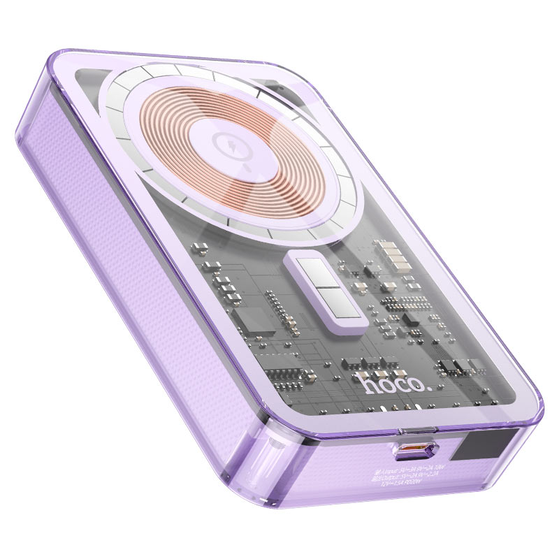 Power bank “Q14A Ice Crystal” PD20W + QC3.0 wireless charging 10000mAh