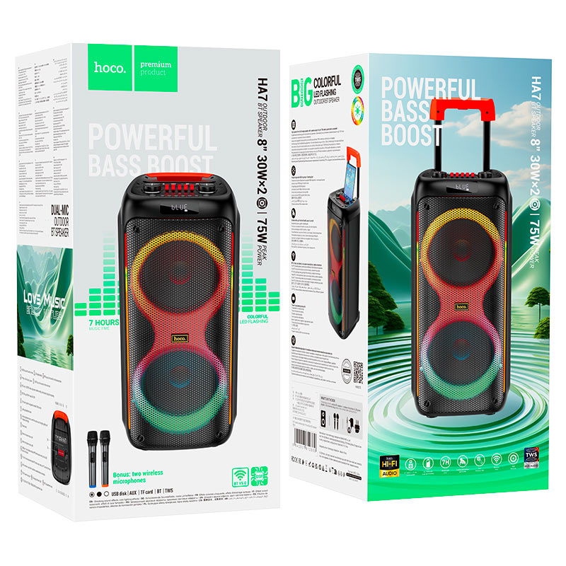 Wireless speaker “HA7 Leader” portable loudspeaker
